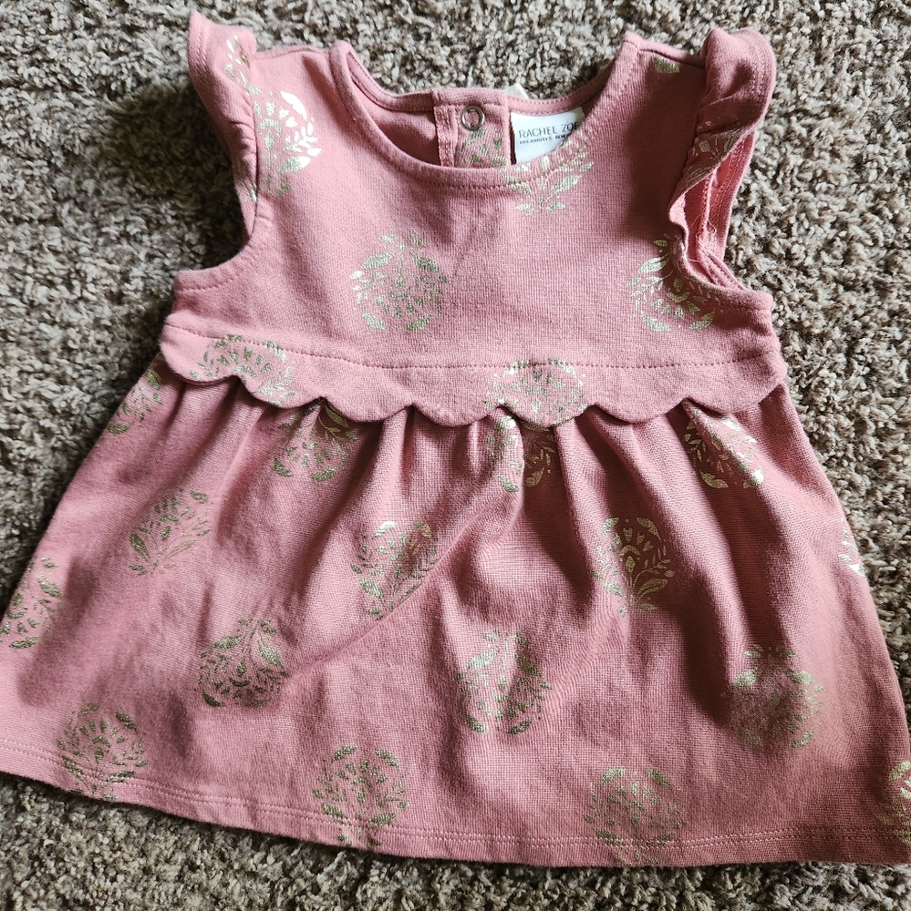 Pink & Gold Rachel Zoe Dress, Size 18m